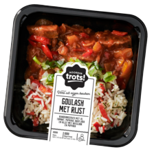 Noordertrots goulash met rijst